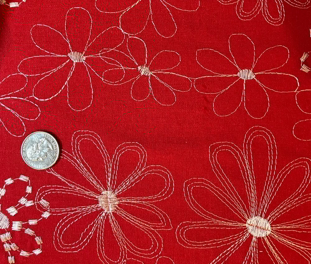 Image of Red Linen Daisy