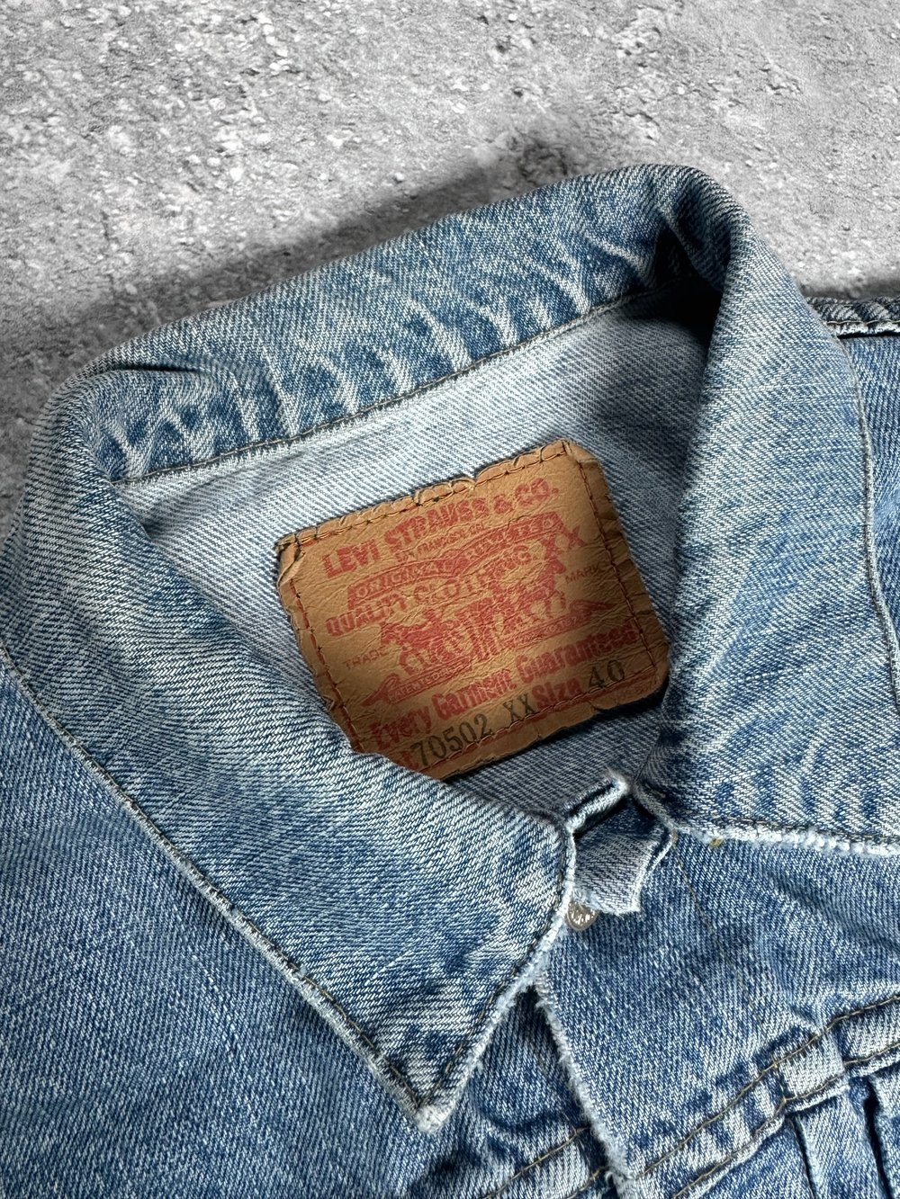Levi’s 1990’s Big-E ‘Type I’ 70502XX Denim Jacket