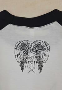 Image 3 of Hannya Mask Raglan Shortsleeve - Bone Trail Apparel