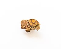 Image 1 of Speckled Tortoise - Tiny Reptile Enamel Pins