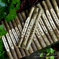 Image 2 of Solstice Hazel Ogham Staves (D252)