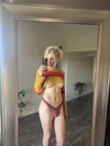 Red Calvin Klein Thong 