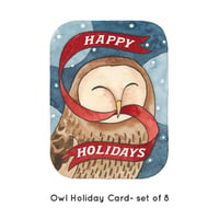 Holiday Owls Card Sets