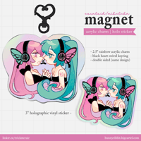 Vocaloid Magnet Charm/Sticker