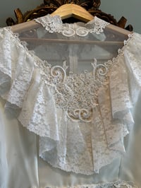 Image 7 of 1970s Tiered Lace Dress