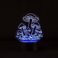 Image 1 of Acrylic Mushroom Table Lamp