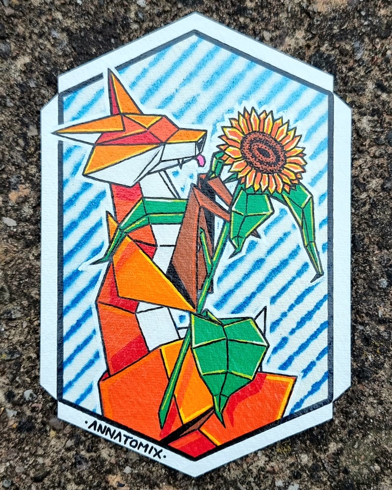 Image of "Sunny #4" mini painting