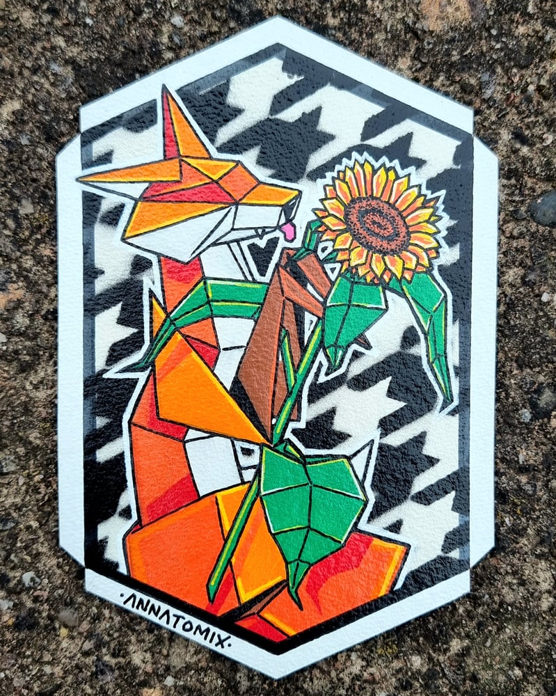 Image of "Sunny #6" mini painting