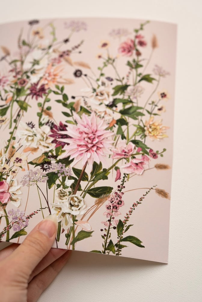 Image of DAHLIA SYMPHONY - GICLÉE PRINT
