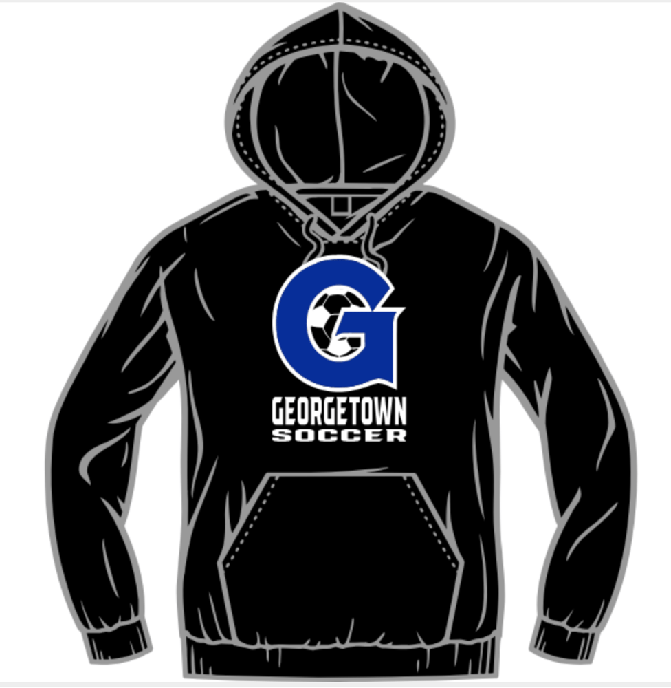 Image of Georgetown Royals Soccer Hoodie - Black