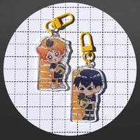 Image 4 of HQ 2.5" Star-Glitter Acrylic Charms (Single-sided)