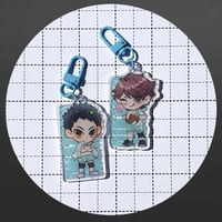 Image 5 of HQ 2.5" Star-Glitter Acrylic Charms (Single-sided)