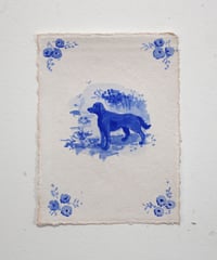 delft style dog