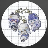 Image 3 of HSR 3" Double-sided Glitter Epoxy Charm