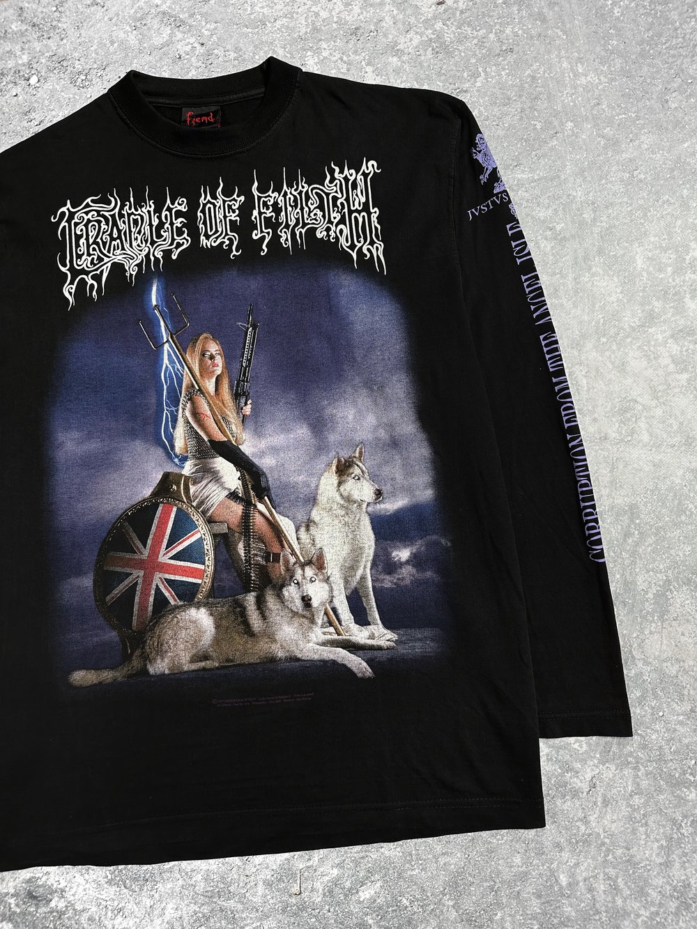 *Rare* Cradle Of Filth 1997 ‘Spearheading Millennial War’ Longsleeve Shirt