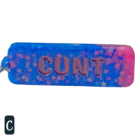 Image 3 of Cussword keychain "Cunt"