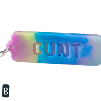 Image 2 of Cussword keychain "Cunt"