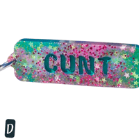 Image 4 of Cussword keychain "Cunt"