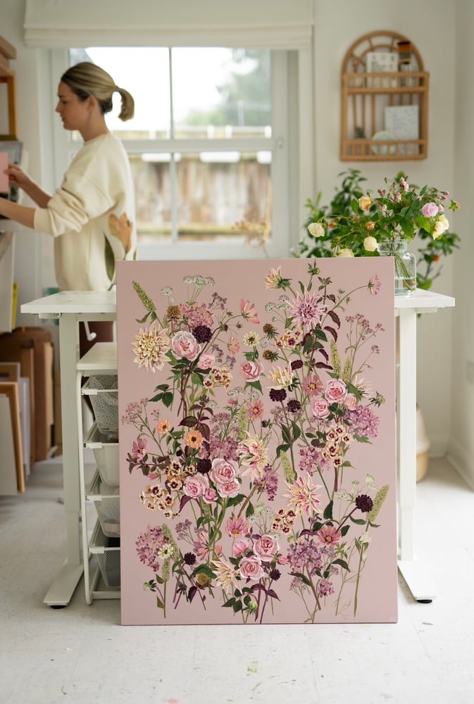 Image of October Stems On Pink
