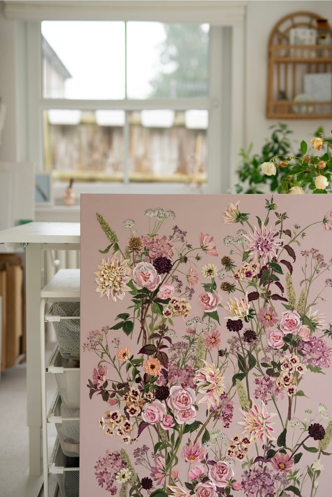 Image of October Stems On Pink