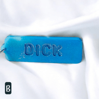 Image 2 of Cussword keychain "Dick"