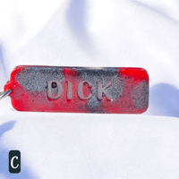 Image 3 of Cussword keychain "Dick"