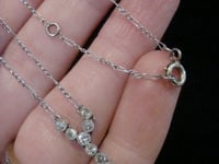 Image 7 of EDWARDIAN FRENCH PLATINUM LARGE OLD CUT DIAMOND NECKLACE 1.10CT