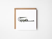 Crocodile Greeting Card
