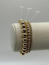 Image 3 of Gold Luna Bracelet - 8mm