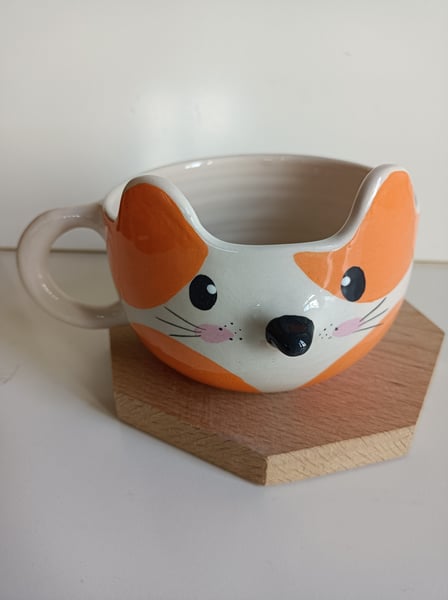 Image of Tasse chat orange