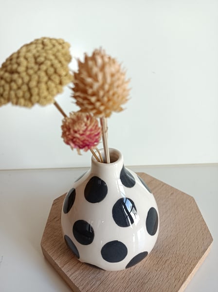 Image of Petit vase gros pois