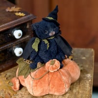 Image 2 of Witchy-Kin ~ Original Work ~ 7.5" to hat tip.