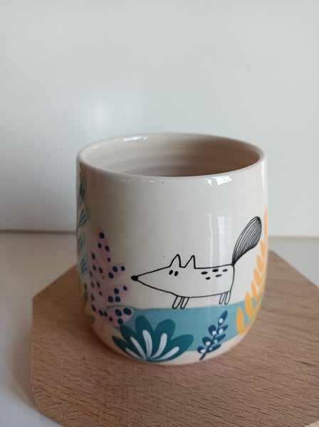 Image of Petite tasse promenade loup