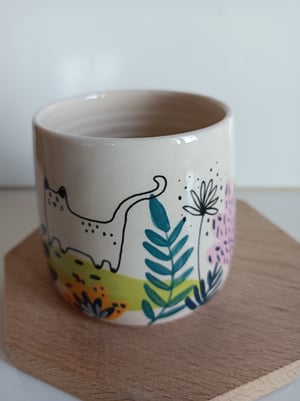 Image of Petite tasse promenade chat 1