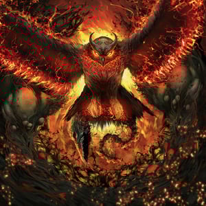 Image of Rad Owl - Rage Gracefully LP (orange)