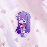 Image 3 of Doki Doki Literature Club Anime Gloss Stickers