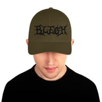 Image 3 of BLEGH DAD HAT - OLIVE GREEN EDITION