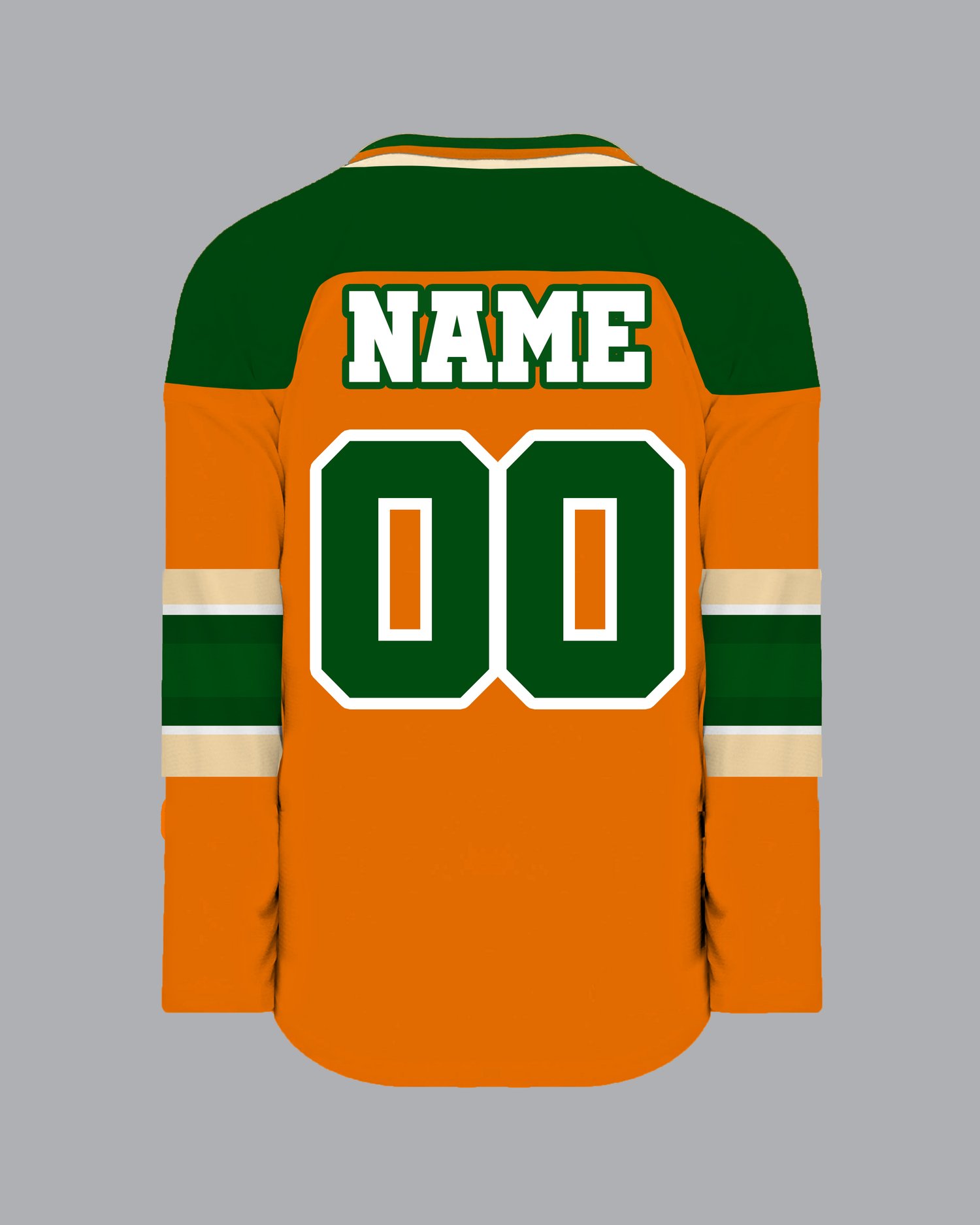 Image of LeFlore Orange Hockey Jersey