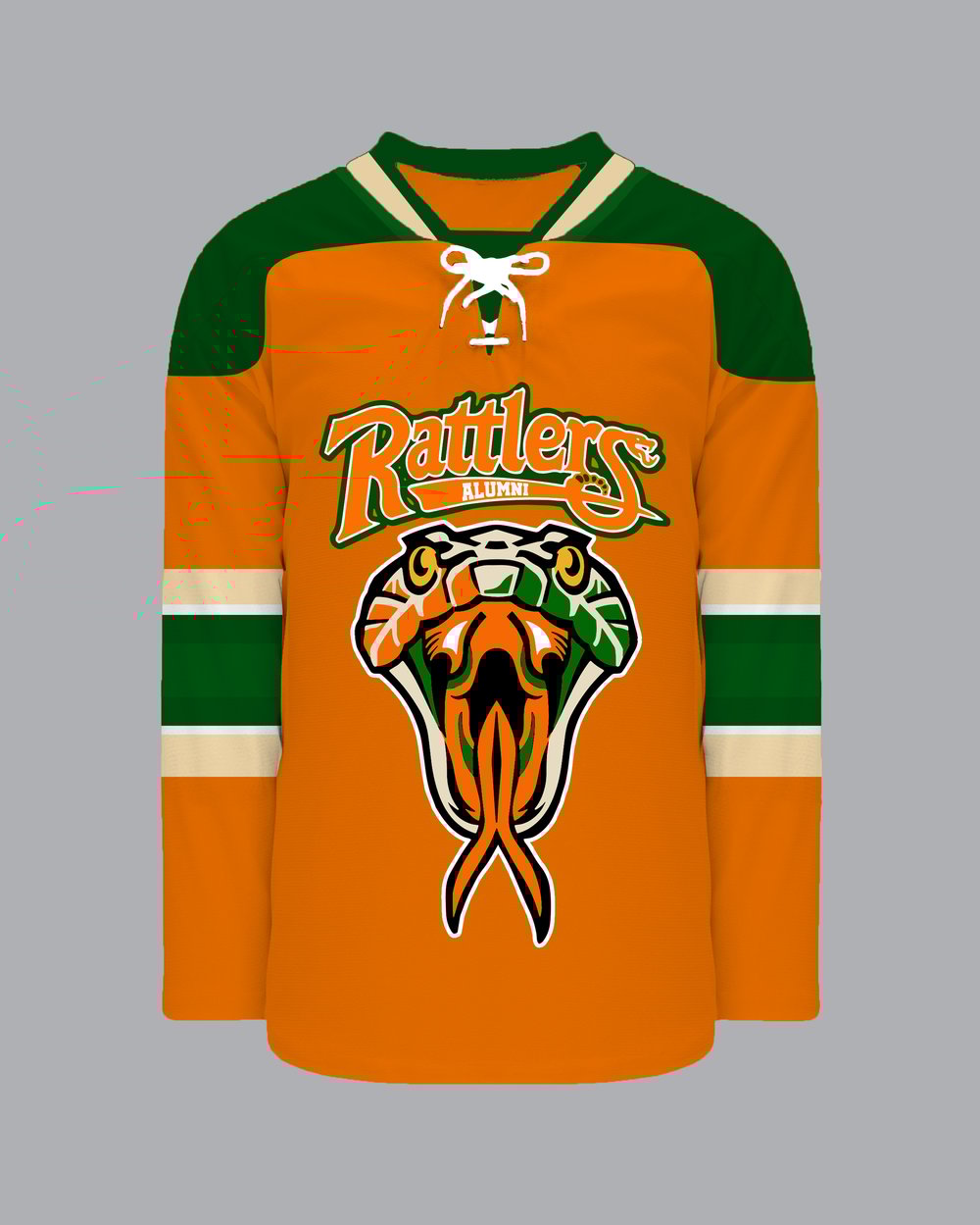 Image of LeFlore Orange Hockey Jersey