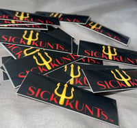 10pck SICKKUNTS Die Cut Stickers 
