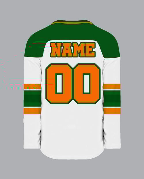 Image of LeFlore White Hockey Jersey
