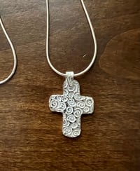 Image 1 of Tiny little silver cross