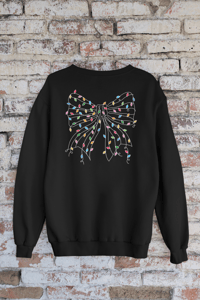 Image 1 of Christmas bow light crewneck