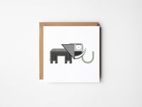 Elephant Greeting Card