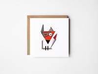 Fox Greeting Card