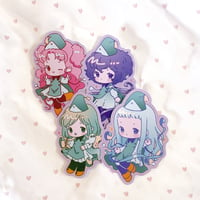 Image 1 of Witch Hat Apprentices Anime Stickers | Cute Colorful Anime Fan Art on Gloss Vinyl