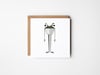 Frog Greeting Card
