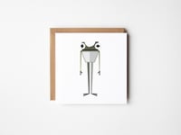 Frog Greeting Card