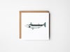 Mackerel Greeting Card