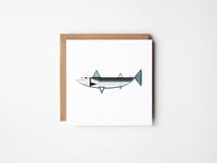 Mackerel Greeting Card